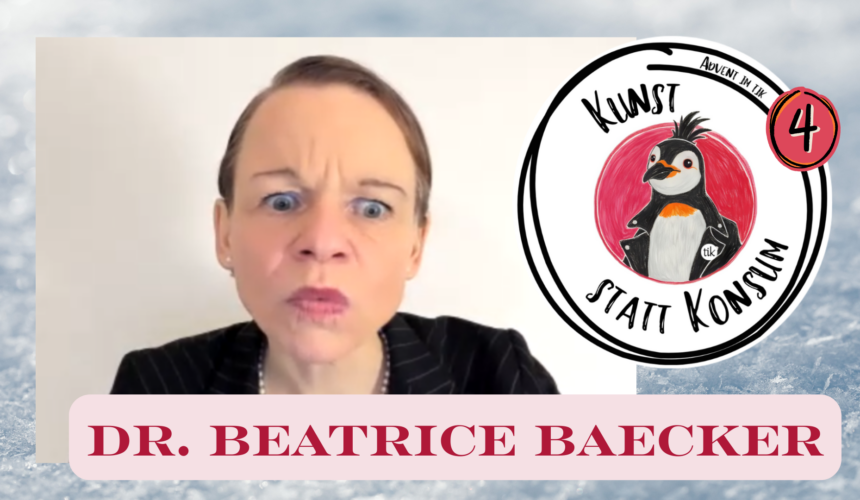 Kunst statt Konsum – Die vierte Kerze